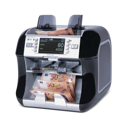 Banknotenzähler Newton A mit Geldscheinen